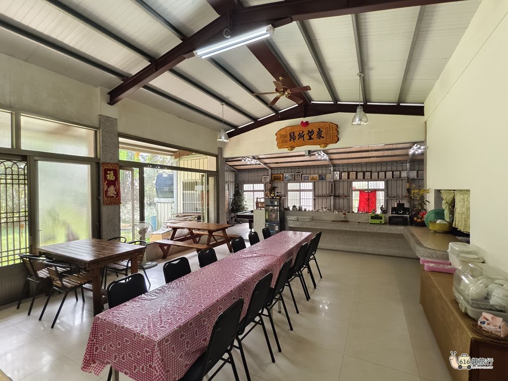 日月潭花鳥新村渡假民宿 餐廳與廚房 實景照片